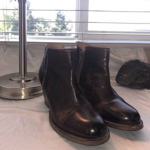 Bed Stu Leather High Heel Boots